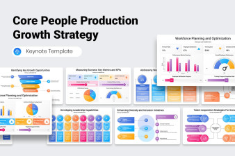 Core People Production Growth Strategy Keynote Template
